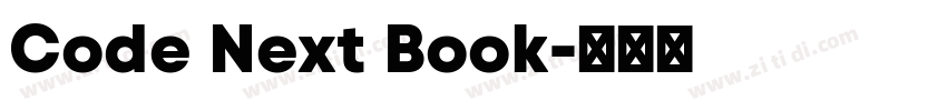Code Next Book字体转换